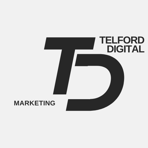 this is the logo of telford digital marketing